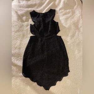 Intimately free people black lace bodycon dress size small